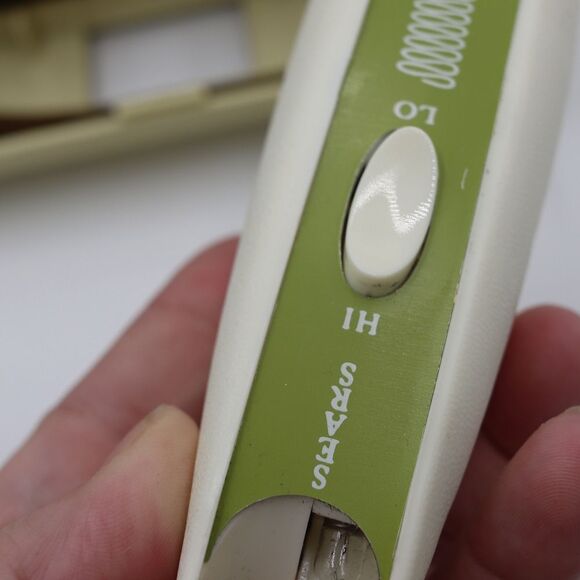 Sears Vintage 2 Speed Electric Scissors in Origional Acrylic Storage Box - Picture 13 of 14